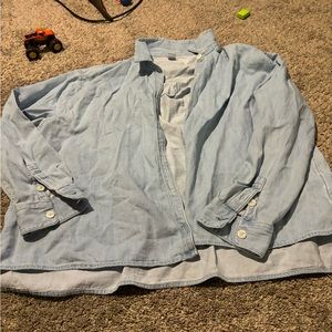 Women’s chambray button up